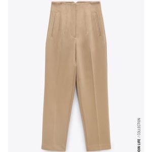 ZARA HIGH WAISTED PANT colour: camel
use it only once.